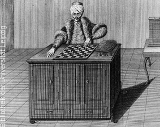 Schachautomat Außenansicht